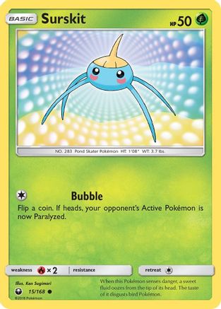 Surskit 15/168 - Celestial Storm - Poke-Collect