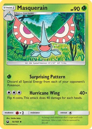 Masquerain 16/168 - SM  Celestial Storm - Poke-Collect