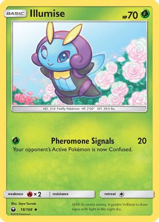 Illumise 18/168 - SM  Celestial Storm Reverse Holofoil - Poke-Collect