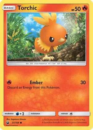 Torchic 25/168 - Celestial Storm Reverse Holofoil - Poke-Collect