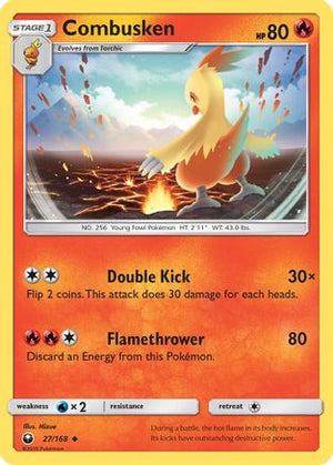 Combusken 27/168 - SM  Celestial Storm Reverse Holofoil - Poke-Collect