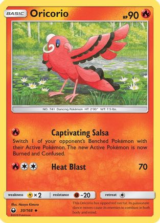 Oricorio (30) 30/168 - SM  Celestial Storm Reverse Holofoil - Poke-Collect