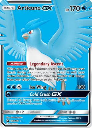 Articuno-GX 154/168 - Celestial Storm Holofoil