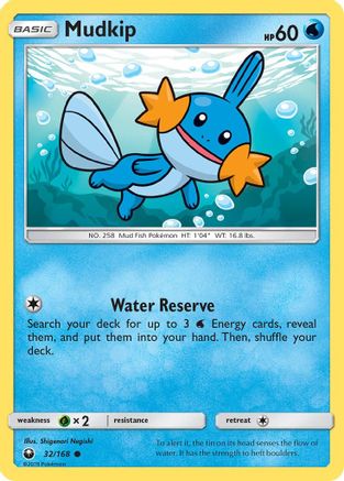 Mudkip (32) 32/168 - SM  Celestial Storm Reverse Holofoil - Poke-Collect