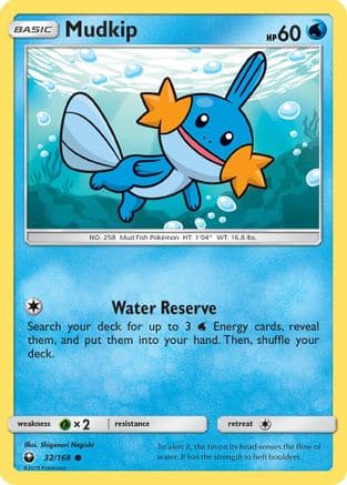 Mudkip 32/168 - Celestial Storm Reverse Holofoil - Poke-Collect
