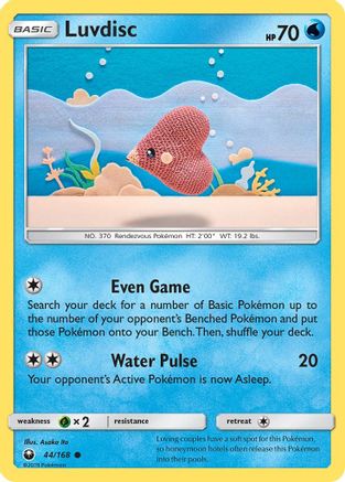 Luvdisc 44/168 - SM  Celestial Storm - Poke-Collect