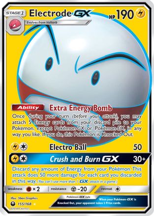 Electrode GX (Full Art) 155/168 - SM  Celestial Storm Holofoil - Poke-Collect