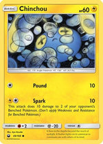 Chinchou 49/168 - SM  Celestial Storm Reverse Holofoil - Poke-Collect
