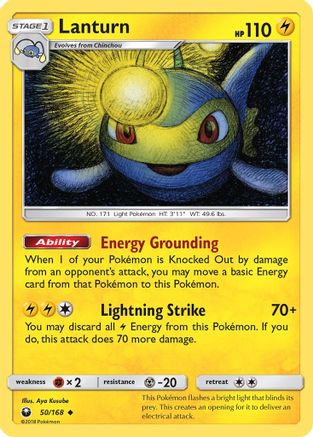 Lanturn 50/168 - SM  Celestial Storm - Poke-Collect