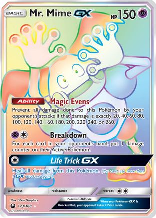 Mr. Mime-GX 173/168 - Celestial Storm Holofoil - Poke-Collect
