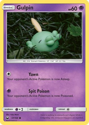 Gulpin 57/168 - SM  Celestial Storm Reverse Holofoil - Poke-Collect