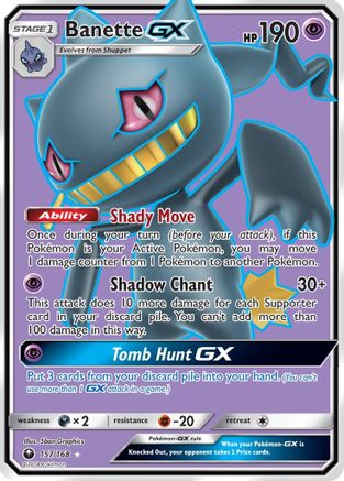 Banette-GX 157/168 - Celestial Storm Holofoil - Poke-Collect