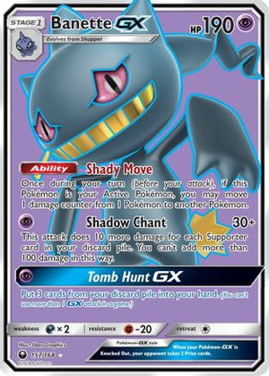 Banette-GX 157/168 - Celestial Storm Holofoil