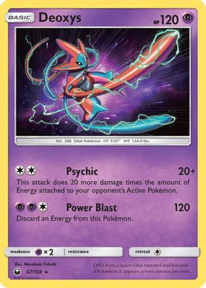 Deoxys (67) 67/168 - SM  Celestial Storm Holofoil - Poke-Collect