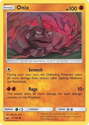 Onix 71/168 - Celestial Storm Reverse Holofoil - Poke-Collect