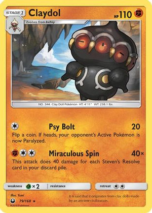 Claydol 79/168 - SM  Celestial Storm Reverse Holofoil - Poke-Collect