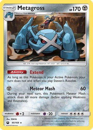 Metagross 95/168 - SM  Celestial Storm Reverse Holofoil - Poke-Collect
