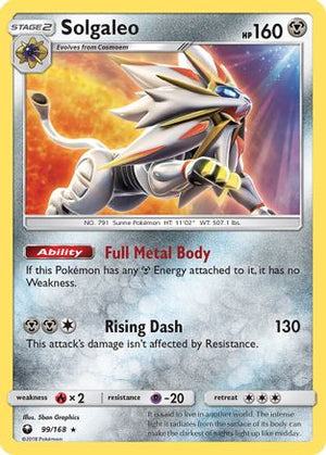 Solgaleo 99/168 - Celestial Storm Holofoil - Poke-Collect