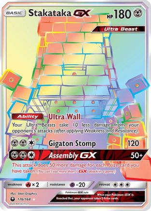Stakataka-GX 176/168 - Celestial Storm Holofoil - Poke-Collect
