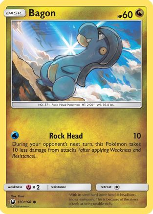 Bagon (103) 103/168 - SM  Celestial Storm - Poke-Collect