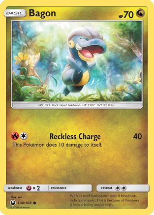 Bagon (104) 104/168 - SM  Celestial Storm - Poke-Collect