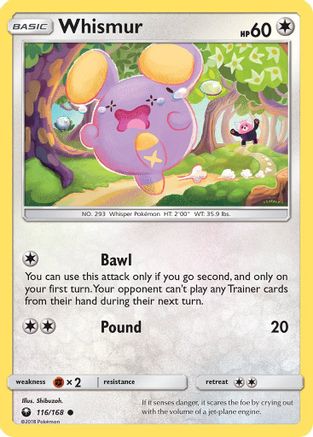 Whismur 116/168 - Celestial Storm Reverse Holofoil - Poke-Collect