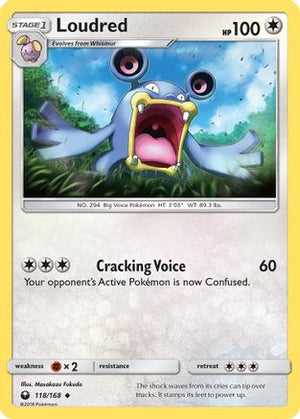 Loudred 118/168 - Celestial Storm Reverse Holofoil - Poke-Collect