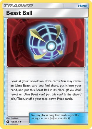 Beast Ball 125/168 - SM  Celestial Storm Reverse Holofoil - Poke-Collect