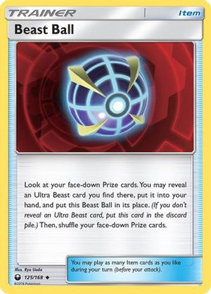 Beast Ball 125/168 - SM  Celestial Storm Reverse Holofoil - Poke-Collect