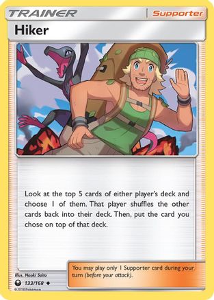 Hiker 133/168 - SM  Celestial Storm Reverse Holofoil - Poke-Collect
