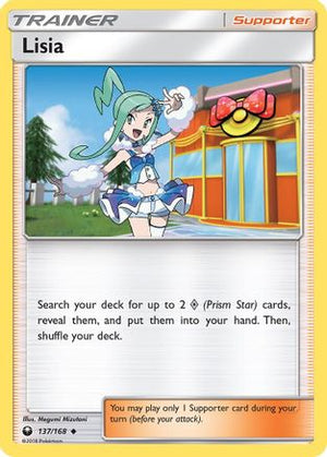 Lisia 137/168 - SM  Celestial Storm Reverse Holofoil