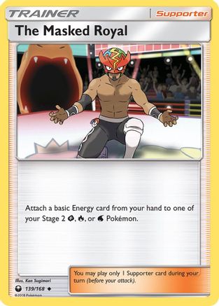 The Masked Royal 139/168 - Celestial Storm Reverse Holofoil - Poke-Collect