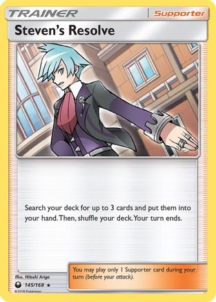 Steven's Resolve 145/168 - Celestial Storm Reverse Holofoil - Poke-Collect