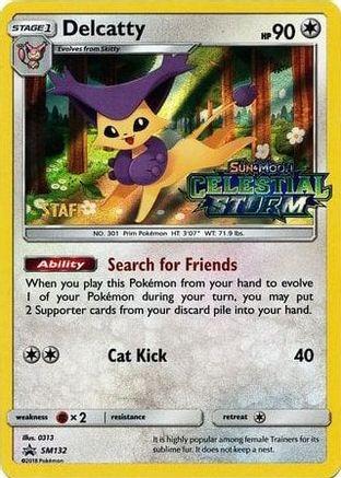 Delcatty - SM132 (Prerelease) [Staff] SM132 - SM Promos Holofoil - Poke-Collect