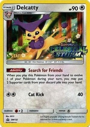 Delcatty - SM132 (Prerelease) [Staff] SM132 - SM Promos Holofoil