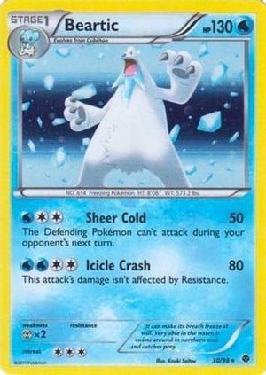Beartic - 30/98 (Cosmos Holo) 30 - Blister Exclusives Holofoil - Poke-Collect
