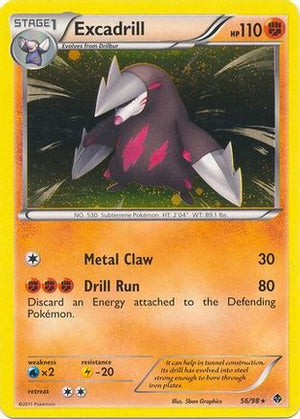 Excadrill - 56/98 (Cosmos Holo) 56 - Blister Exclusives Holofoil - Poke-Collect