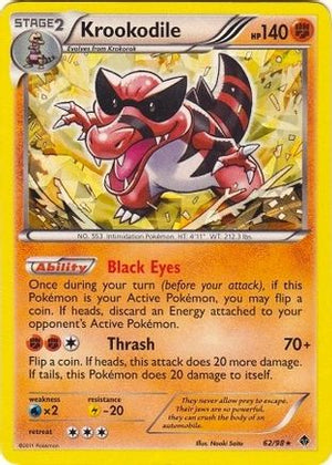 Krookodile - 62/98 (BW Emerging Powers) 62 - Deck Exclusives Holofoil - Poke-Collect