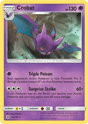 Crobat - 56/149 (Cosmos Holo) 56 - Blister Exclusives Holofoil