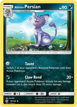 Alolan Persian (Cosmos Holo) 79 - Blister Exclusives Holofoil - Poke-Collect