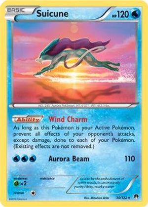 Suicune - 30/122 (Cosmos Holo) 30 - Blister Exclusives Holofoil - Poke-Collect