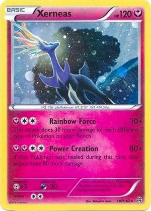 Xerneas - 107/162 (Cosmos Holo) 107 - Blister Exclusives Holofoil - Poke-Collect