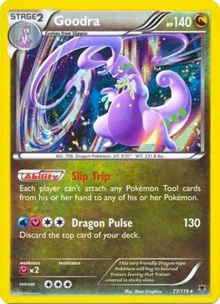 Goodra - 77/119 (Cosmos Holo) 77 - Blister Exclusives Holofoil - Poke-Collect