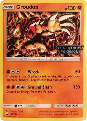 Groudon - 81/168 (Cosmos Holo) (Gamestop Promo) 81 - Miscellaneous Cards & Products Holofoil - Poke-Collect