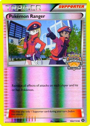 Pokemon Ranger - 104/114 (Regional Championships) 104 - League & Championship Cards Reverse Holofoil - Poke-Collect
