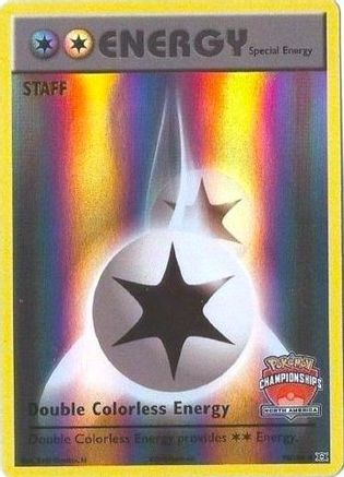 Double Colorless Energy - 90/108 (North America Championships) [Staff] 90 - League & Championship Cards Reverse Holofoil - Poke-Collect