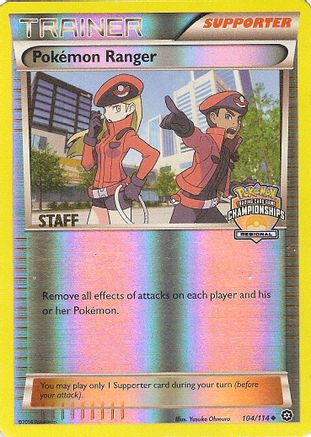 Pokemon Ranger - 104/114 (Regional Championships) [Staff] 104 - League & Championship Cards Reverse Holofoil - Poke-Collect