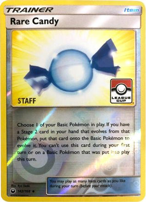 Rare Candy - 142/168 (League Cup) [Staff] 142 - League & Championship Cards Reverse Holofoil - Poke-Collect