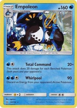 Empoleon - 34/156 (Cracked Ice Holo) 34 - Deck Exclusives Holofoil - Poke-Collect