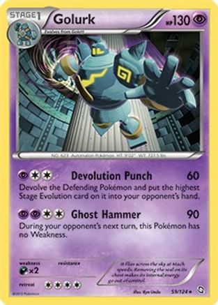 Golurk - 59/124 (EX Dragons Exalted) 59 - Deck Exclusives - Poke-Collect